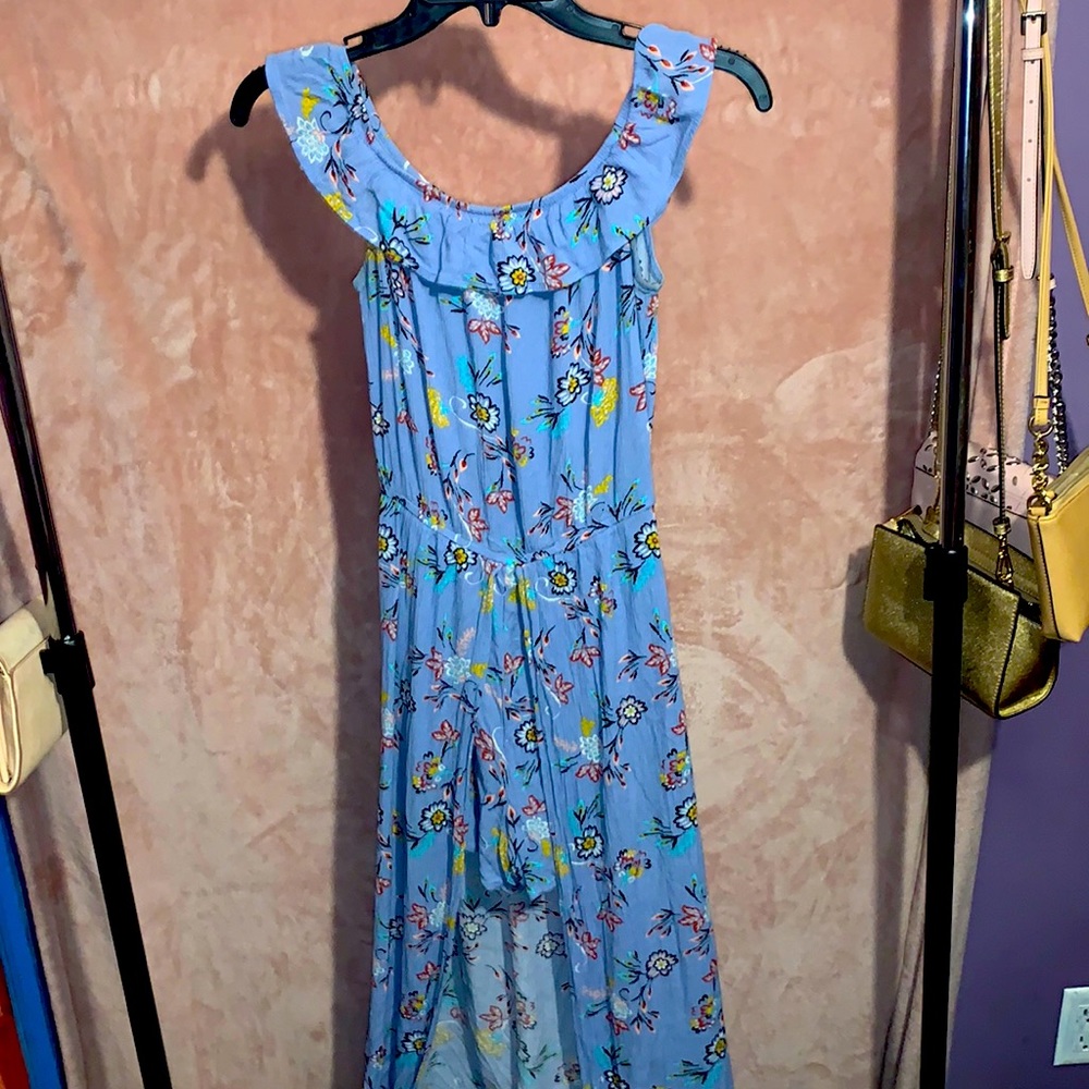 Light blue flower dress